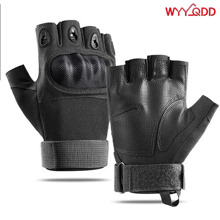 

1Pair Tactical Gloves Anti-Slip Racing Gear with Woven Construction,Hand Washable,Hook-and-Loop Closure For Men And Women
