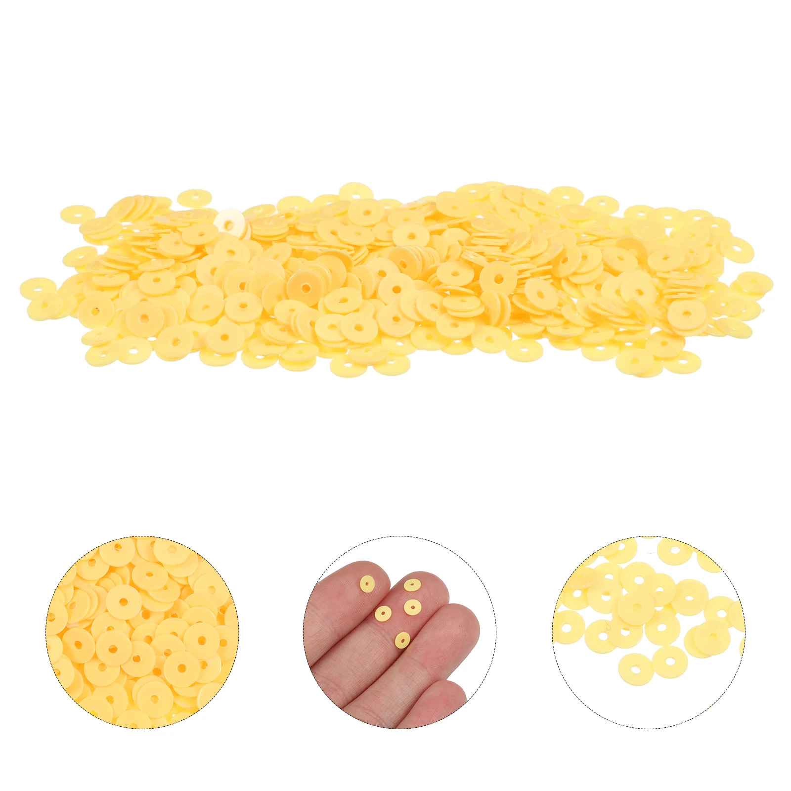 Рисунок 6 - цветные блестки 4 мм круглые бусины