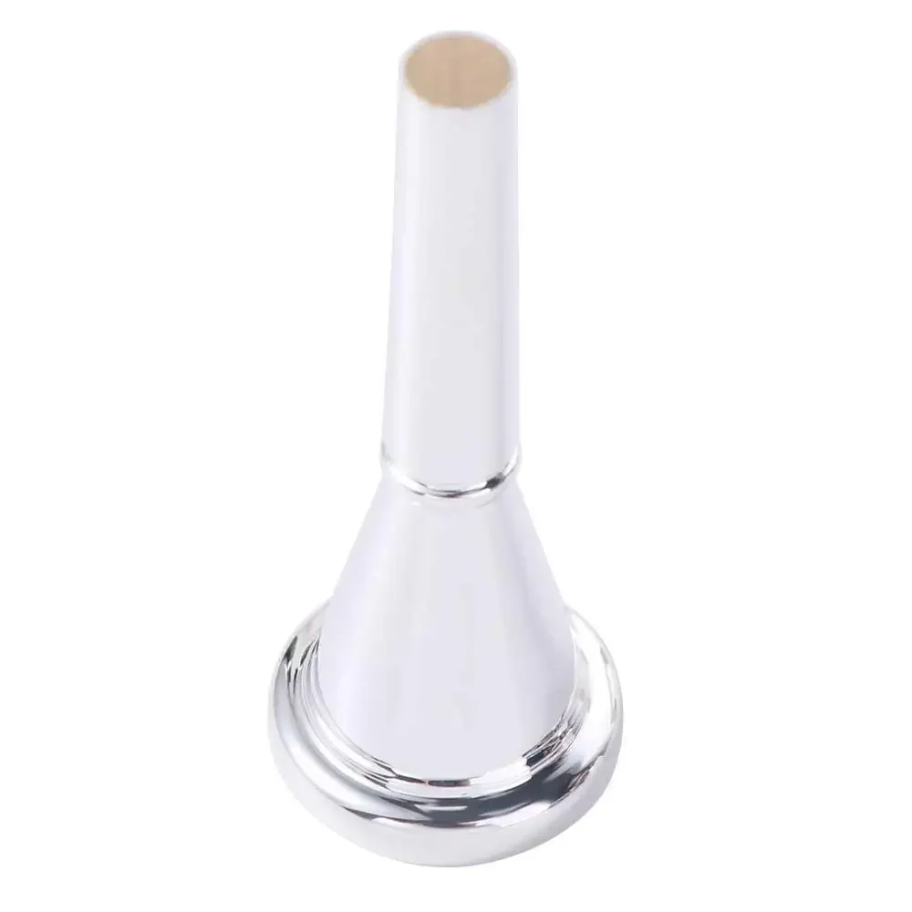 

Durable Gold Silver French Horn Mouthpiece Professional Replacement Parts Horn Mouthpiece Students Brass Instrument Accessories