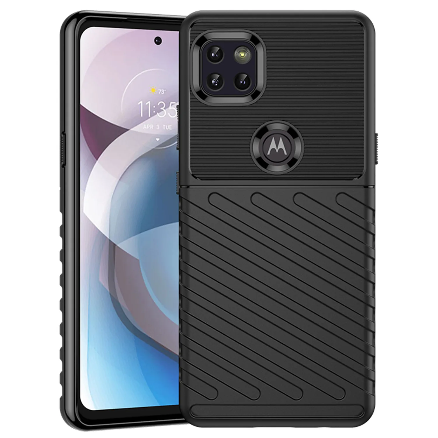 Soft Thunder Case For Motorola One 5G UW moto one 5g ace Fashion Silicone Back Cover for Moto One 5G UW Ace Matte Cases