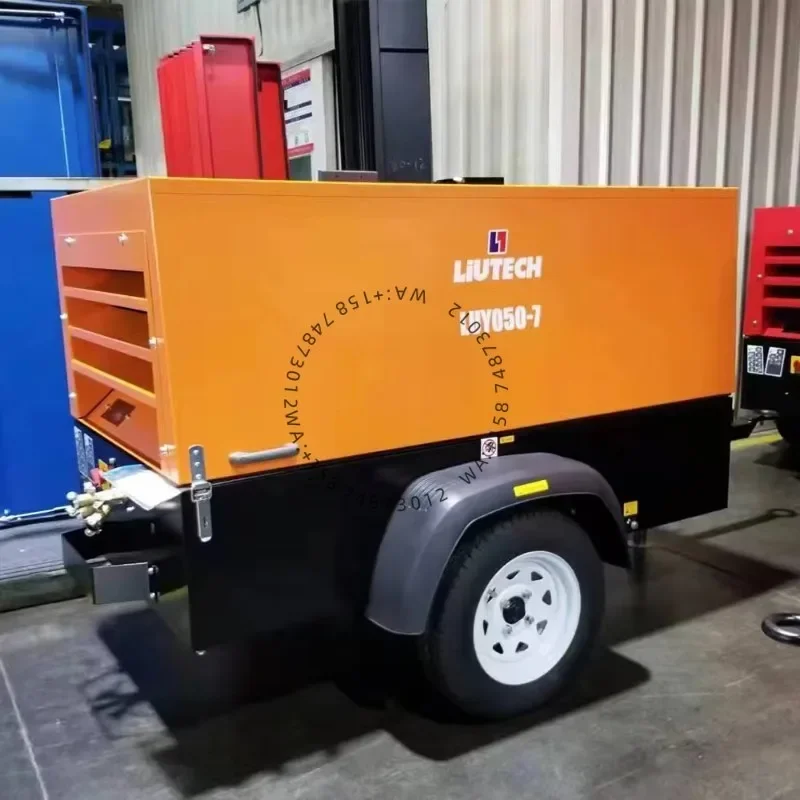 High Performance Compresor Liutech LUY 050-7	screw air Compressors 185 Cfm 7 bar air Compressor Screw for Sandblasting