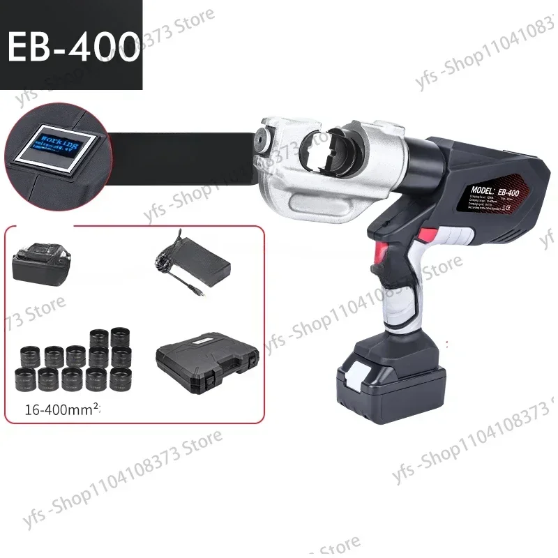 Rechargeable hydraulic pliers EB-300 HL-400B LS-300B crimping pliers copper and aluminum terminal crimping with display