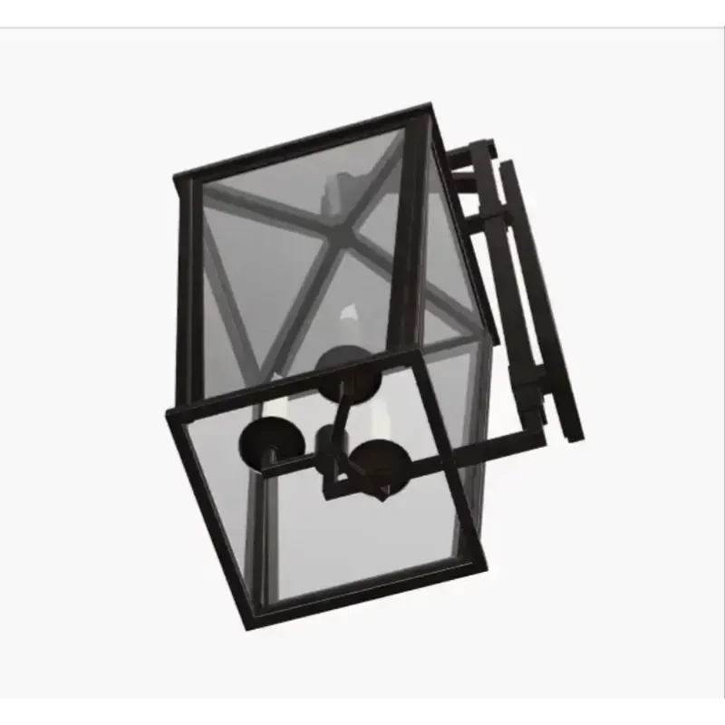 Yihao Custom Large Tall Bracketed Wall Lantern Outdoor Indoor Wall Lights for Bedroom Personalized Home Wall Lamp view 4