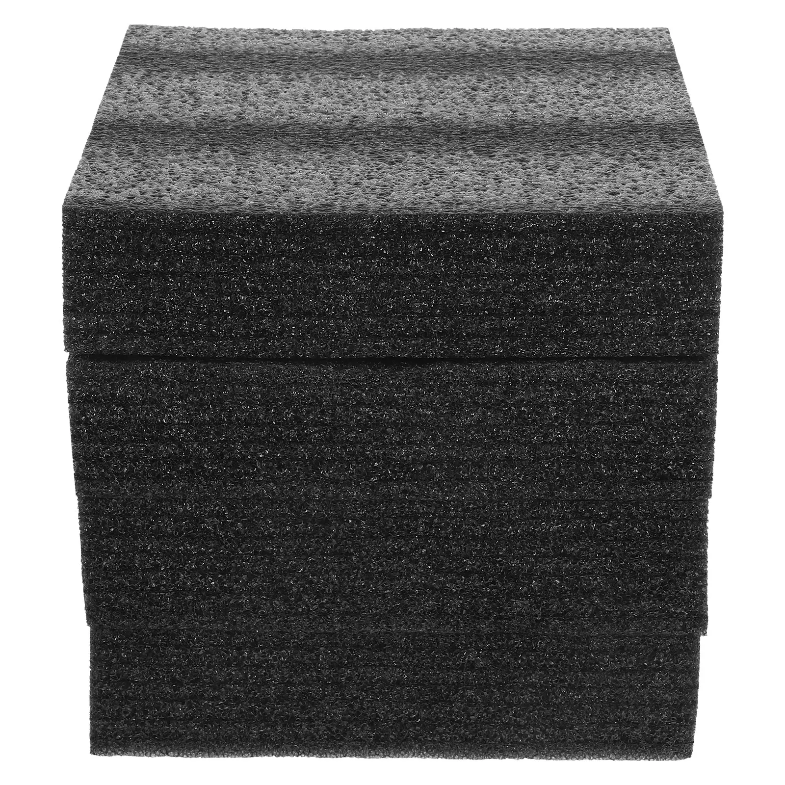 4 قطعة وسادة رغوة القطن اللؤلؤة السوداء 200x197x53 مللي متر التعبئة بطانة التسليم الآمن مقاومة الصدمات الحصير السريع التفاف إدراج هشة