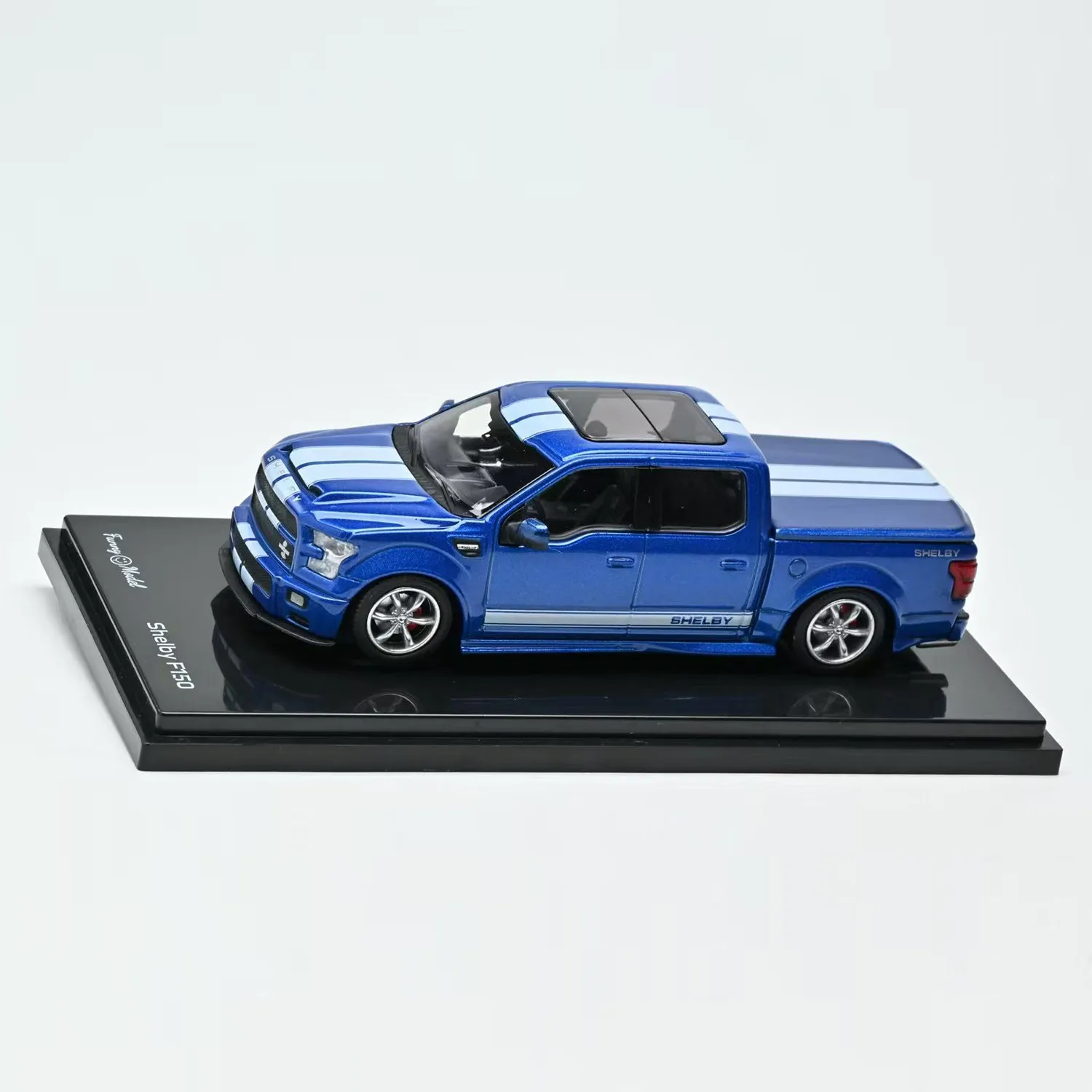 

FunnyModel 1/64 F150 Metal Blue and White Alloy Simulation Model