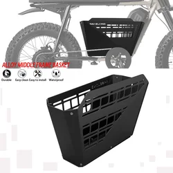 For SUPER73-S2 X Indian For Super73 S2 Basket Center Panel Aluminum Luggage Cargo Storage Basket Electric Motorcycle Accessories