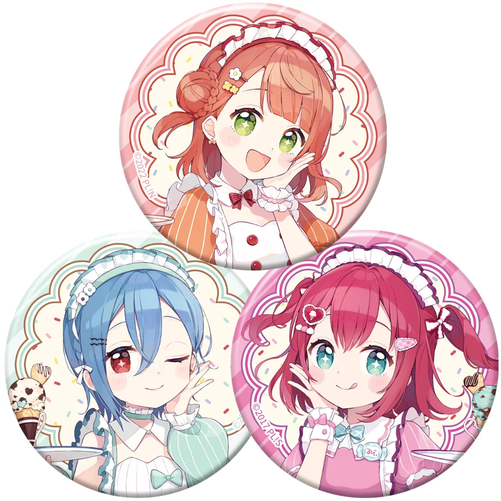 

58 мм аниме Lovelive AiScReam косплей костюм значок булавка SPTE жесть брошь ﻿ Опора в подарок