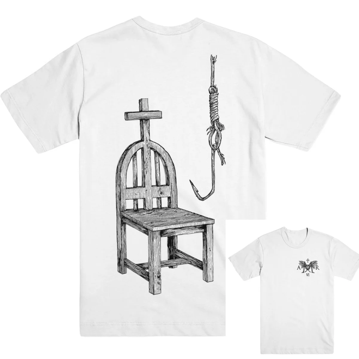 AMENRA Temptation Band T-Shirt Cotton Graphic Tee Men Women Summer Streetwear - view 6