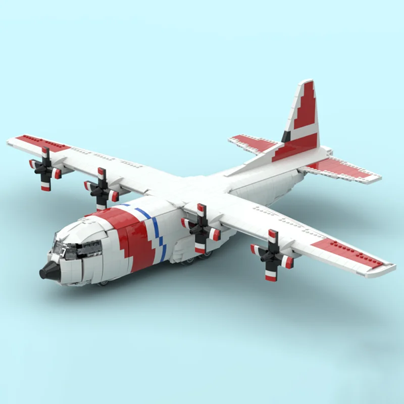 Spacecraft Model Moc Building Bricks 130Hercules Model Technology Modular Blocks Gifts Christmas Toys Sets Assembly