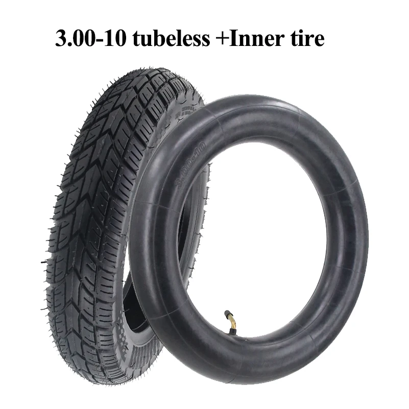 14 Inch Vacuum Tire with Inner Tube 3.00-10 / 14x3.2 Fits Suitable for Electric Motorcycles 300-10 Explosion-Proof image 4