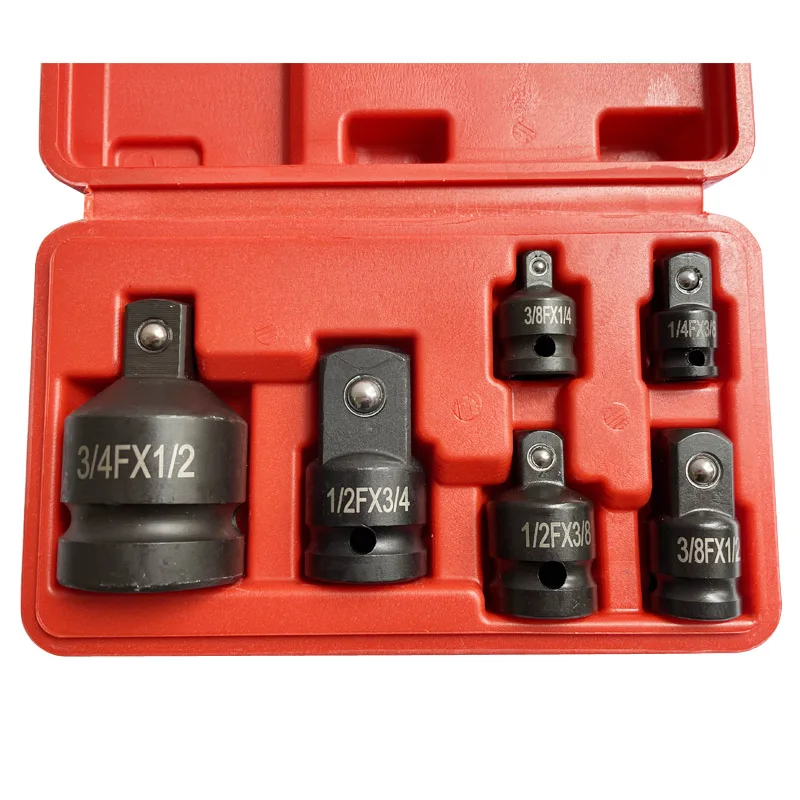 1/4" 3/8" 1/2"3/4" Socket Convertor Adaptor Reducer Set Drive Impact Socket Adaptor for Car Bicycle Garage Repair Tool