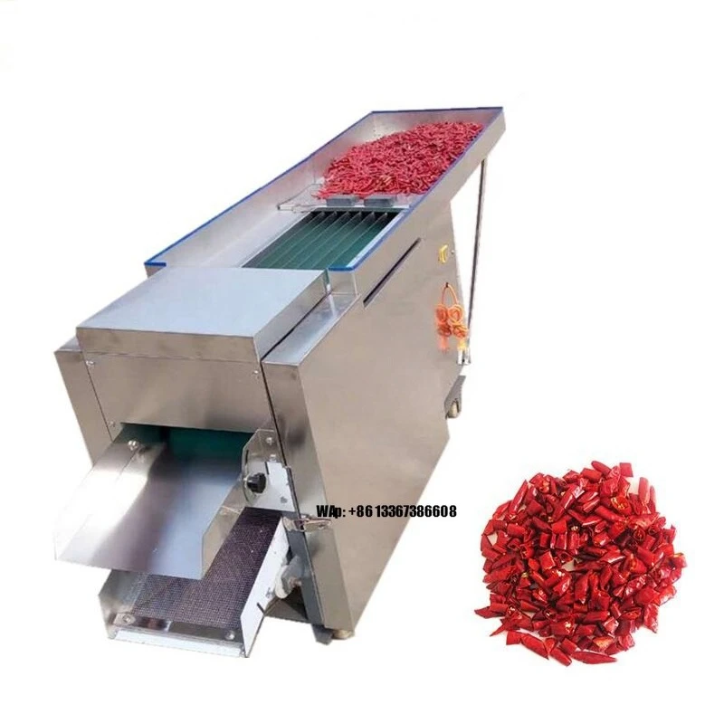 

Dry red pepper seed cutting and separation machine Automatic stainless steel high-efficiency motor core processing equipment
