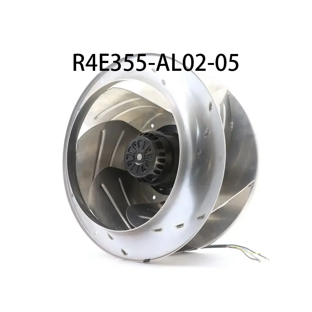 

Промышленный центробежный вентилятор охлаждения 230 В переменного тока φ355 мм 1,2 А R4E355-AL02-05 Управление инвертором