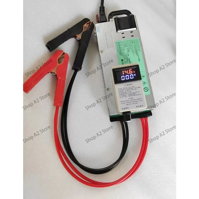 13.8V 14V 1200W 100A Server Modified Power Supply, Car Voltage Stabilized Power Source for Automobile Programming 220V