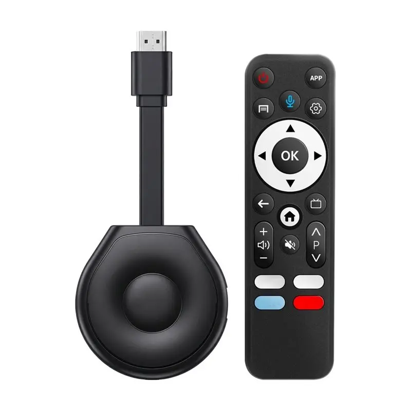 [B24B!】 Voice Remote Controlled T19 4K Android 14 Smart TV Stick RK3539 Dual Wifi6 HD 4K BT 5.4 2GB+ 16GB Set-Top Box