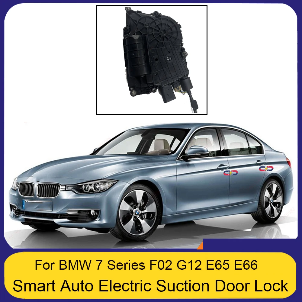 

Smart Auto Electric Suction Door Lock for BMW 7 series F02 G12 E65 E66 Automatic Soft Close Door Super Silence Car Vehicle Door