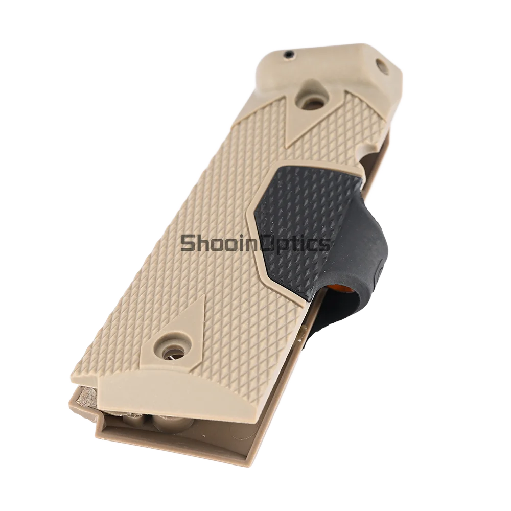 Compatible 1911 Cover Panels Slabs Scales Red Laser Sight Collimator  Nylon Polymer Cover Panels Replacement Scales Accessories