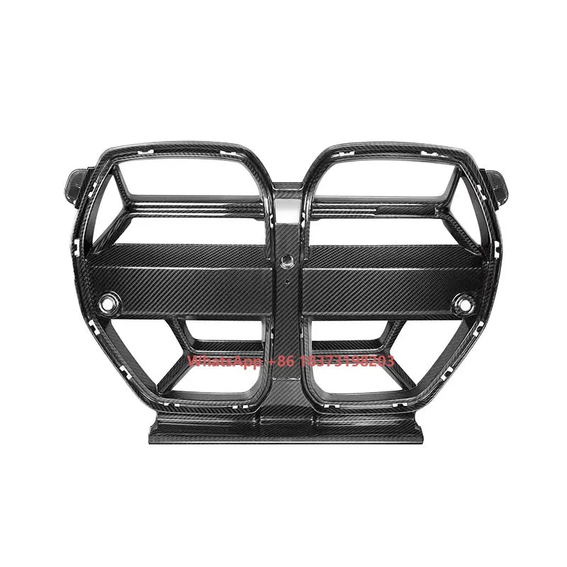

Dry Carbon for M3 G80 M4 G82 Car Grille Real Dry Carbon Fiber Front Bumper Nose Grille Grille CSL Style