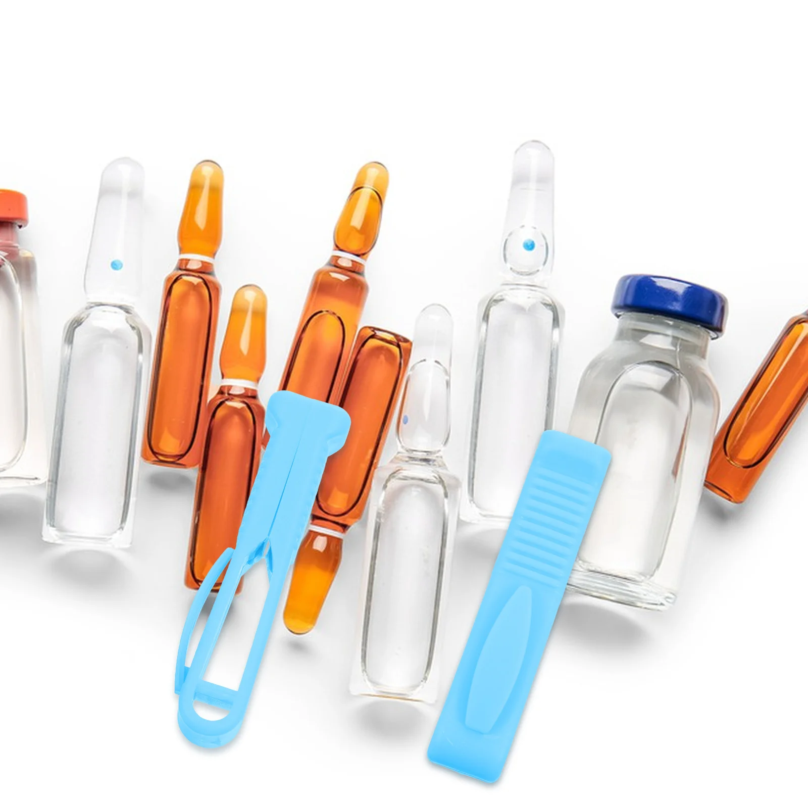 

2Pcs Durable Plastic Ampoule Opener Safe Medical Tool for Glass Vials Easy Use Nurse Doctor Ampoule Opener