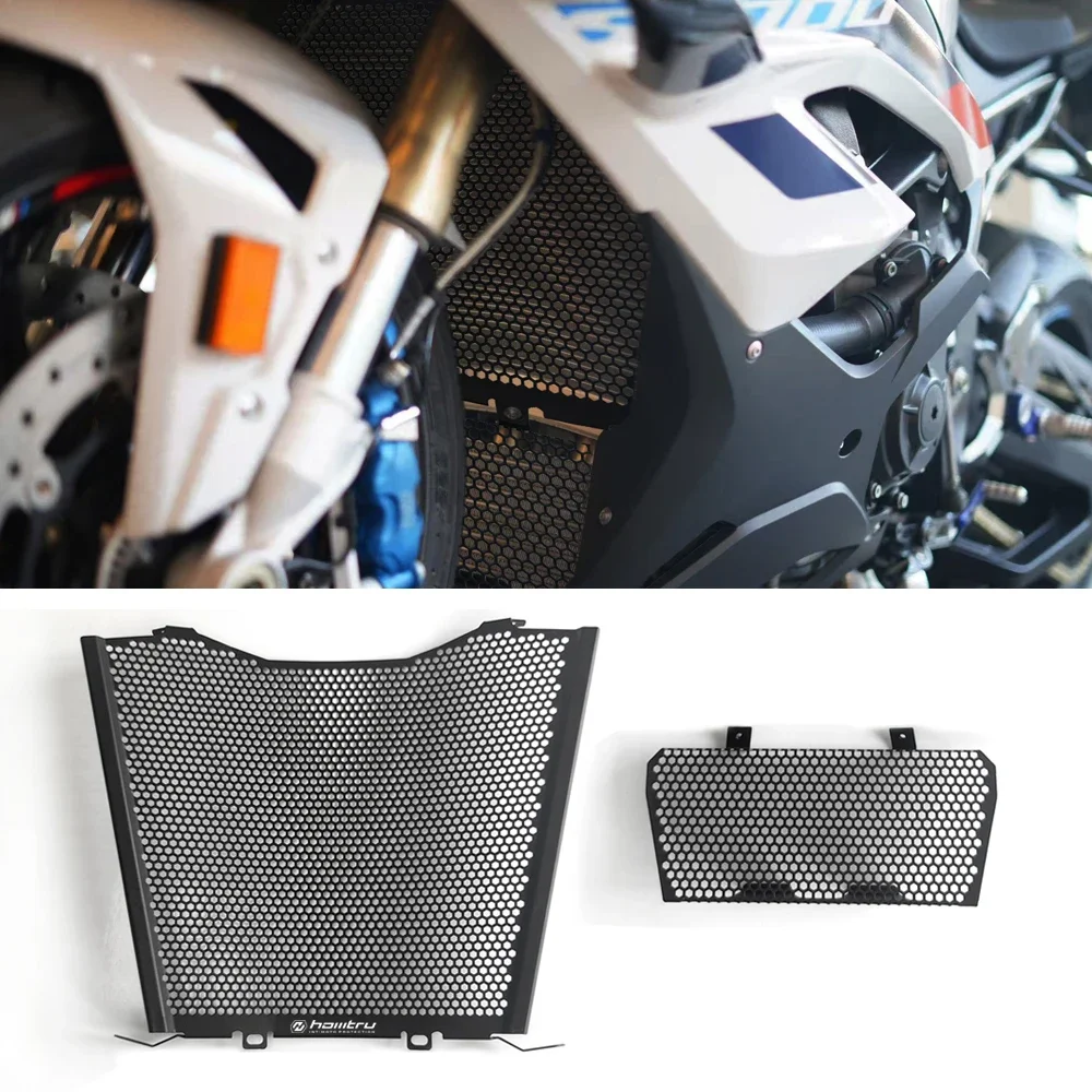 

Motorcycle Radiator Grille Guard Cover Protective For BMW S1000R S1000RR S1000XR 2019-2025 Water Tank Cooler Protector