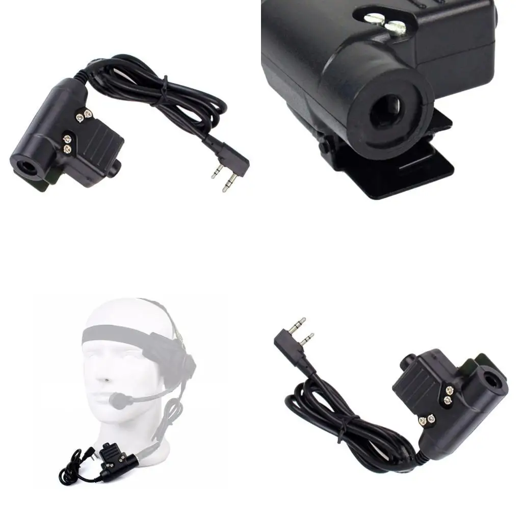 Y1UB Connectors for U94 PTT Headsets 2 Way Radios Adapters