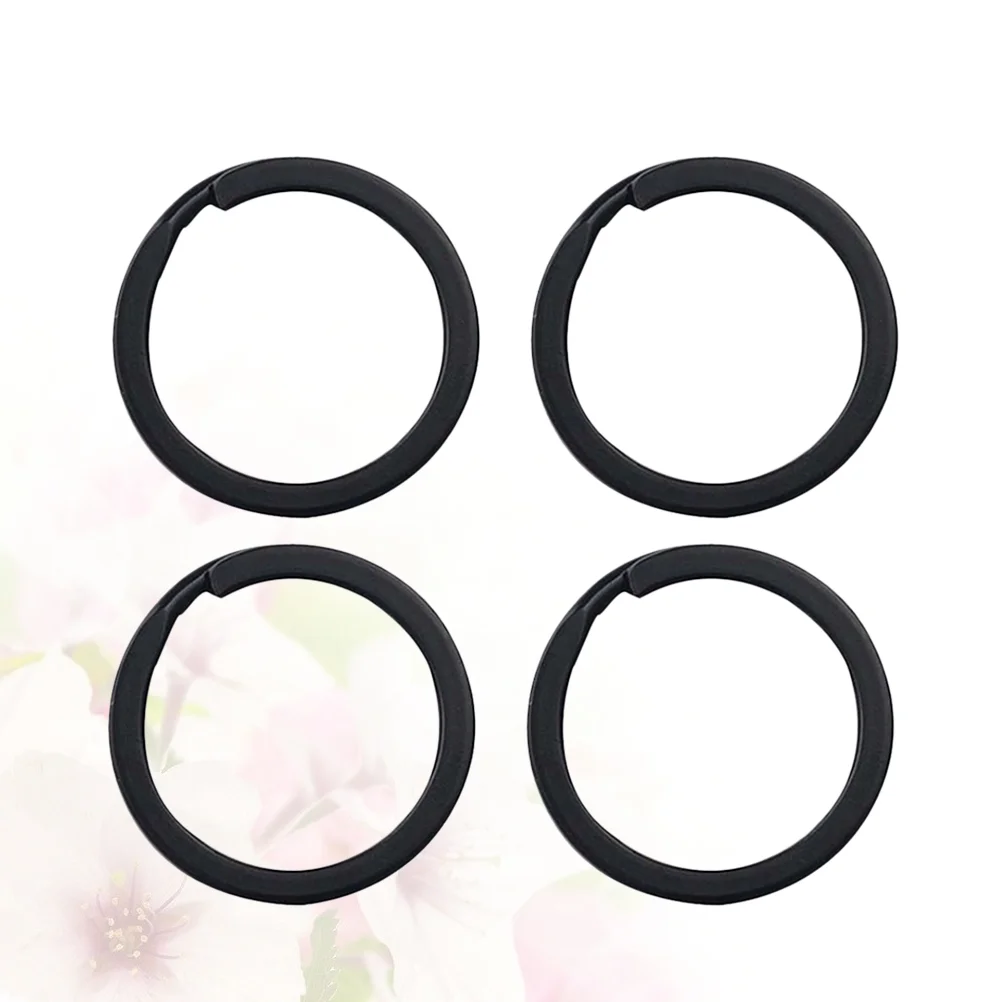 

24pcs/pack Iron Premium Key Rings Split Rings Circle for Key (Black) key ring circle split key ring split key ring bulk