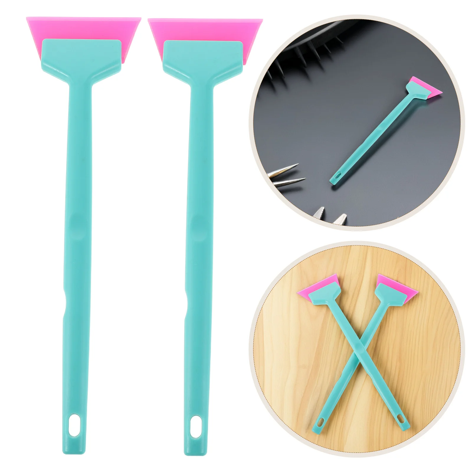 

2Pcs Vinyl Wrap Tools Car Film Sticking Kit with Squeegee and Corner Scraper for Windshield Tint Installation Efficiency