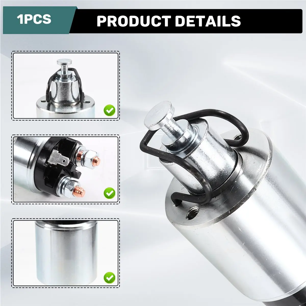 Switch Solenoid Valve for 114361-77010, 114361-77011, Micro-Tiller, Cutter 114/414A, S2031 Motor