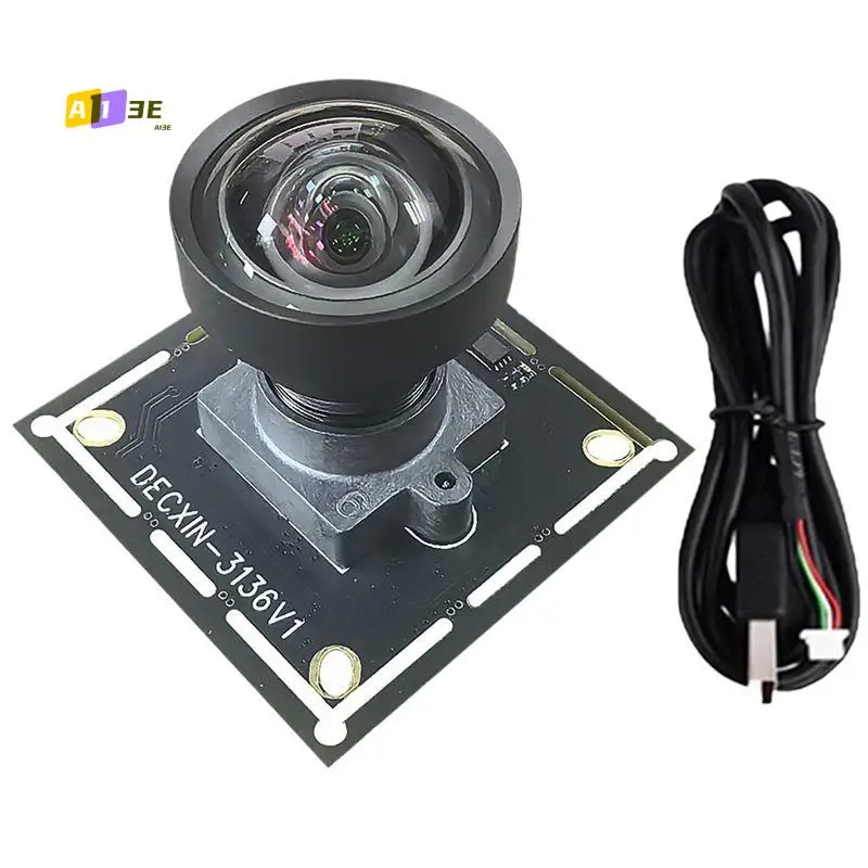 A13E-12MP IMX577 USB 2.0 Camera Module 118° Slight Distortion 4K/30Fps Wide-Angle For Video Conferencing Face Recognition