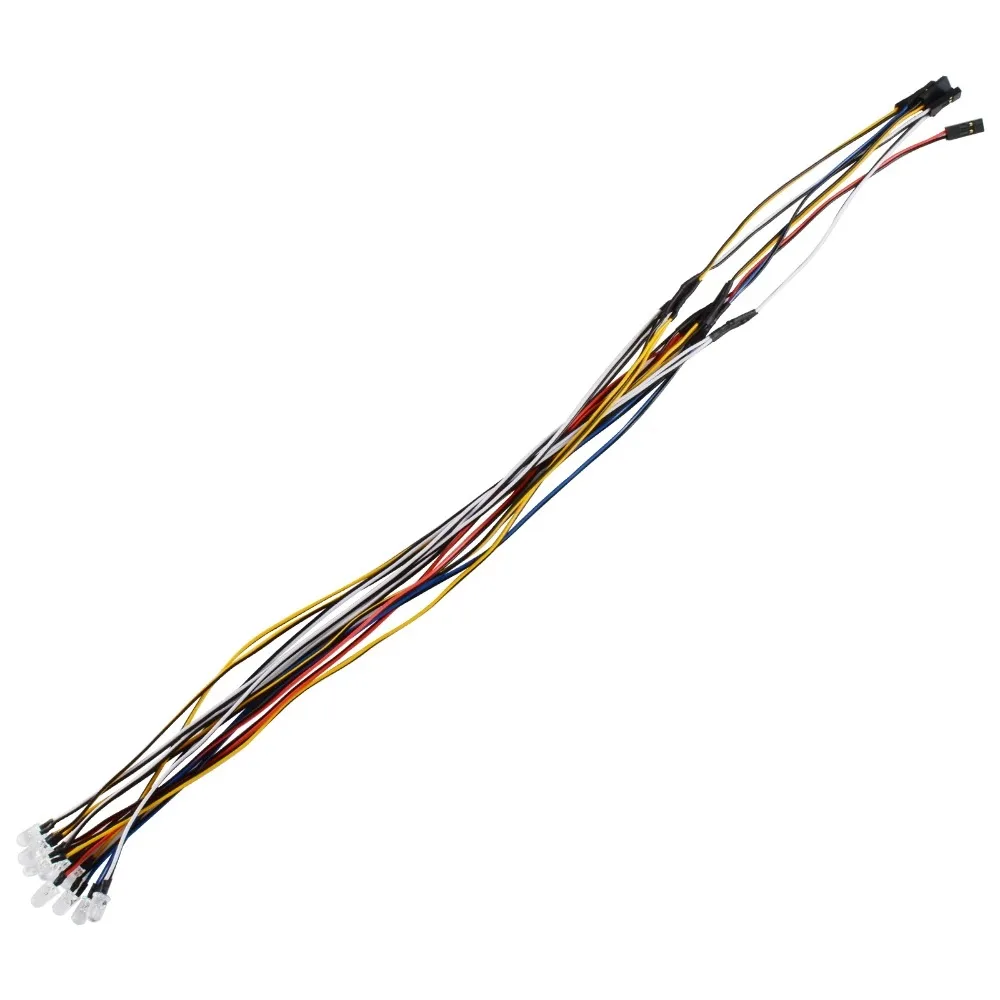 DUMBORC FZD Simulation Licht Controller LED System Kit 4,2-12,4 V für 1/10 1/8 RC Auto Lkw Boot TAMIYA CC01 4WD Axial SCX10 Teil – Detail 15