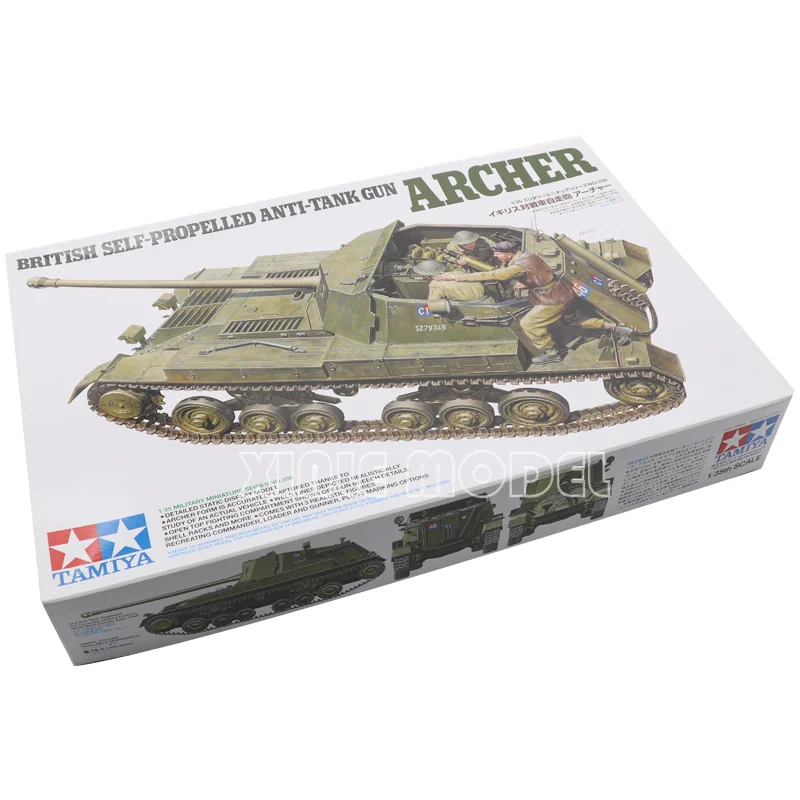 

Модель TAMIYA 1/35, комплект модели танка 35356, британский самоходный противотанковый пистолет-лучник для военной игрушечной модели, коллекция хобби