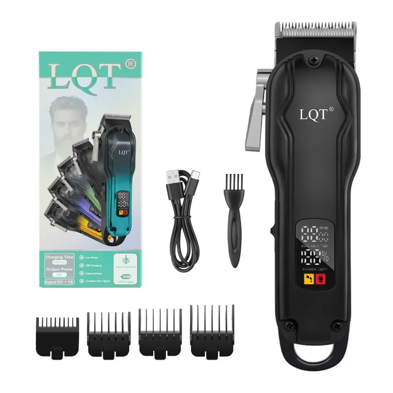 Nuovo Tagliacapelli Professionale di Alta Qualità per Uomo - Regolabarba Wireless ad Alta Potenza Regolabile - Kit Tagliacapelli Zero-Gap per Fidanzato