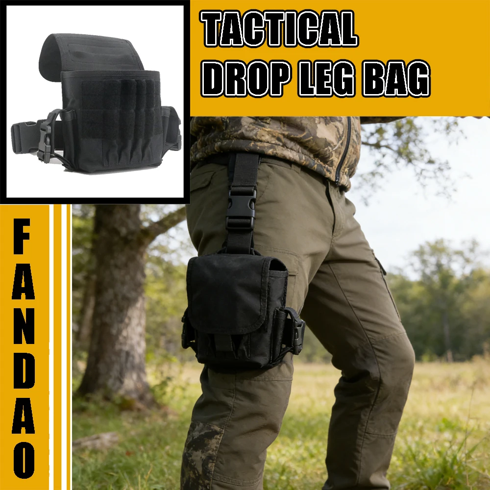 

Тактическая подсумковая сумка на бедро, многофункциональная, быстросъемная, для активного отдыха, с системой MOLLE, универсальная, для мужчин и женщин