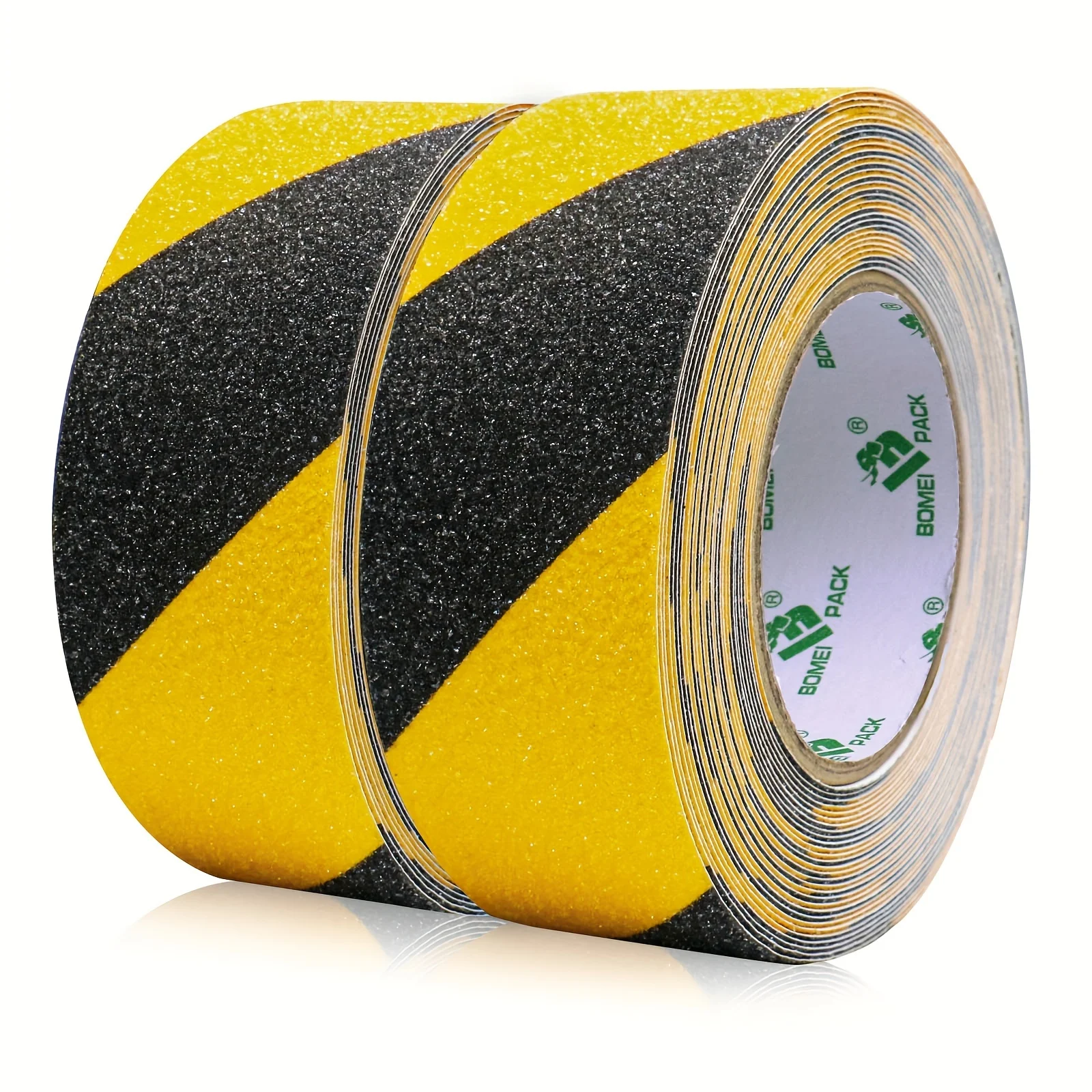 Durable Yellow & Black Safety Tape - Extra Strong Grip for Stairs, Bathrooms, Pools & Office - Anti-Slip Waterproof Tape