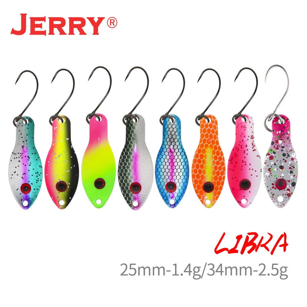 Jerry Ultralight Micro Area Trout Spoon Lure Kit Set UV Colors Fishing Glitters Metal Baubles Spinner Pesca