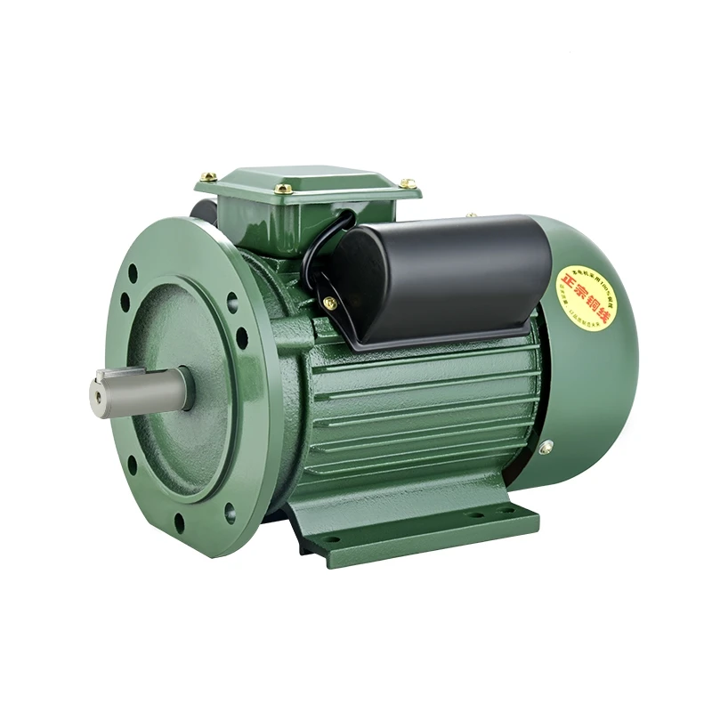 IE1 IE2 Dual Capacitor Asynchronous Motor Single Phase 220v 1.5kw 2hp Three-Phase AC Electric Motor with Aluminium Housing