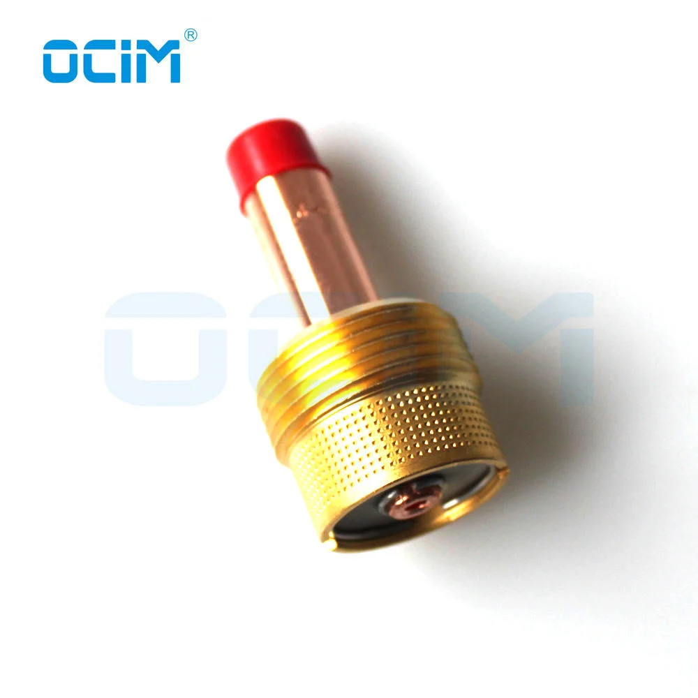 45V0204 45V116 45V64 995795 45V63 Pure Copper Threaded Argon Gas Lens Standard Aperture for TIG Torch WP17/18/26 OCIM
