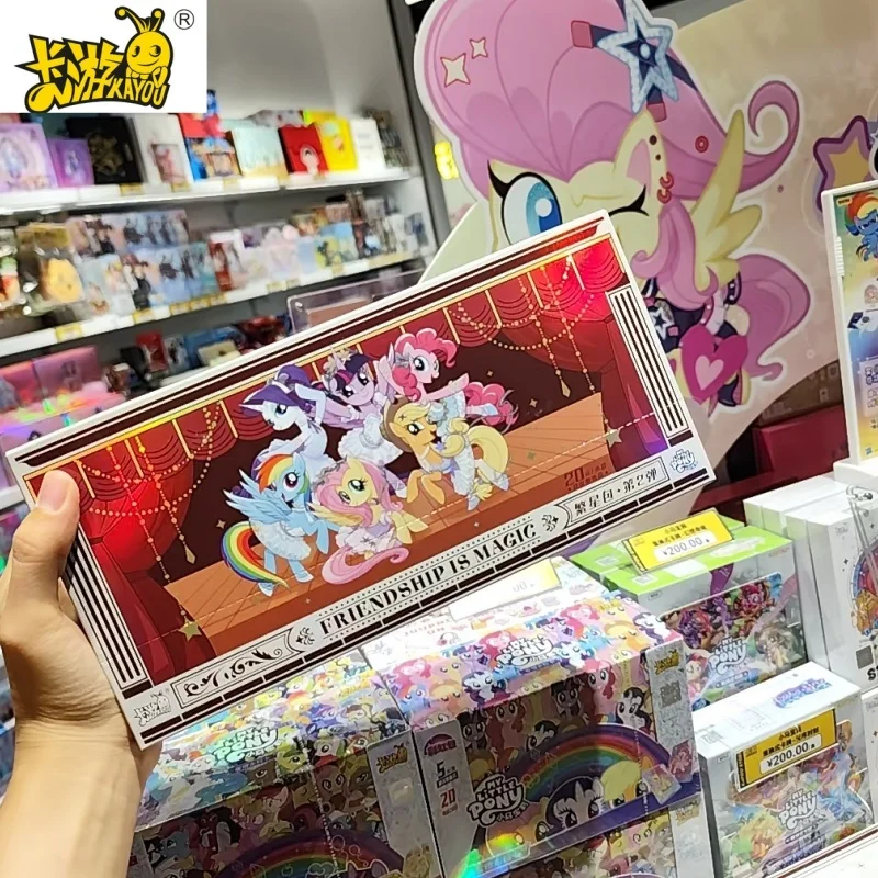 

KAYOU натуральная карта My Little Pony, карты дружбы навсегда, карта со звездой, лебедь Полли, балетная драма, коллекция аниме, карты, игрушки, подарок