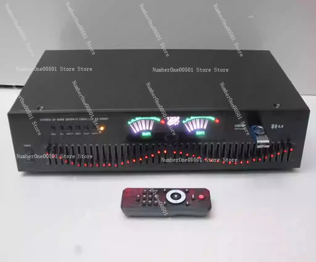 

Remote control 40-band 5.0 lossless Bluetooth card stereo high-medium bass hifi Graphic Equcize home dual 20-band EQ equalizer