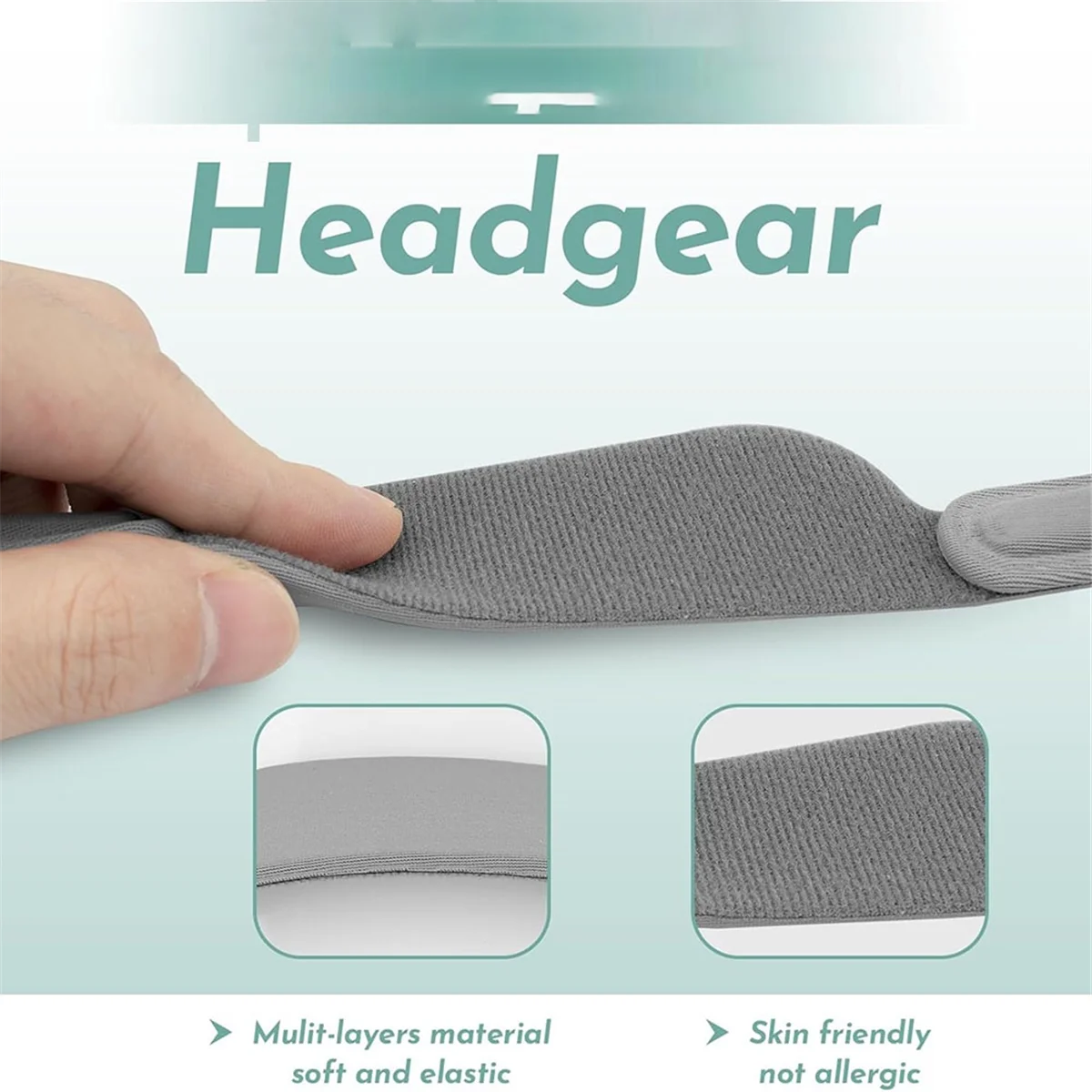 RISEN 2-пакетный головной убор с заменой кронштейнов для DreamWear, регулируемый мягкий ремешок на голову