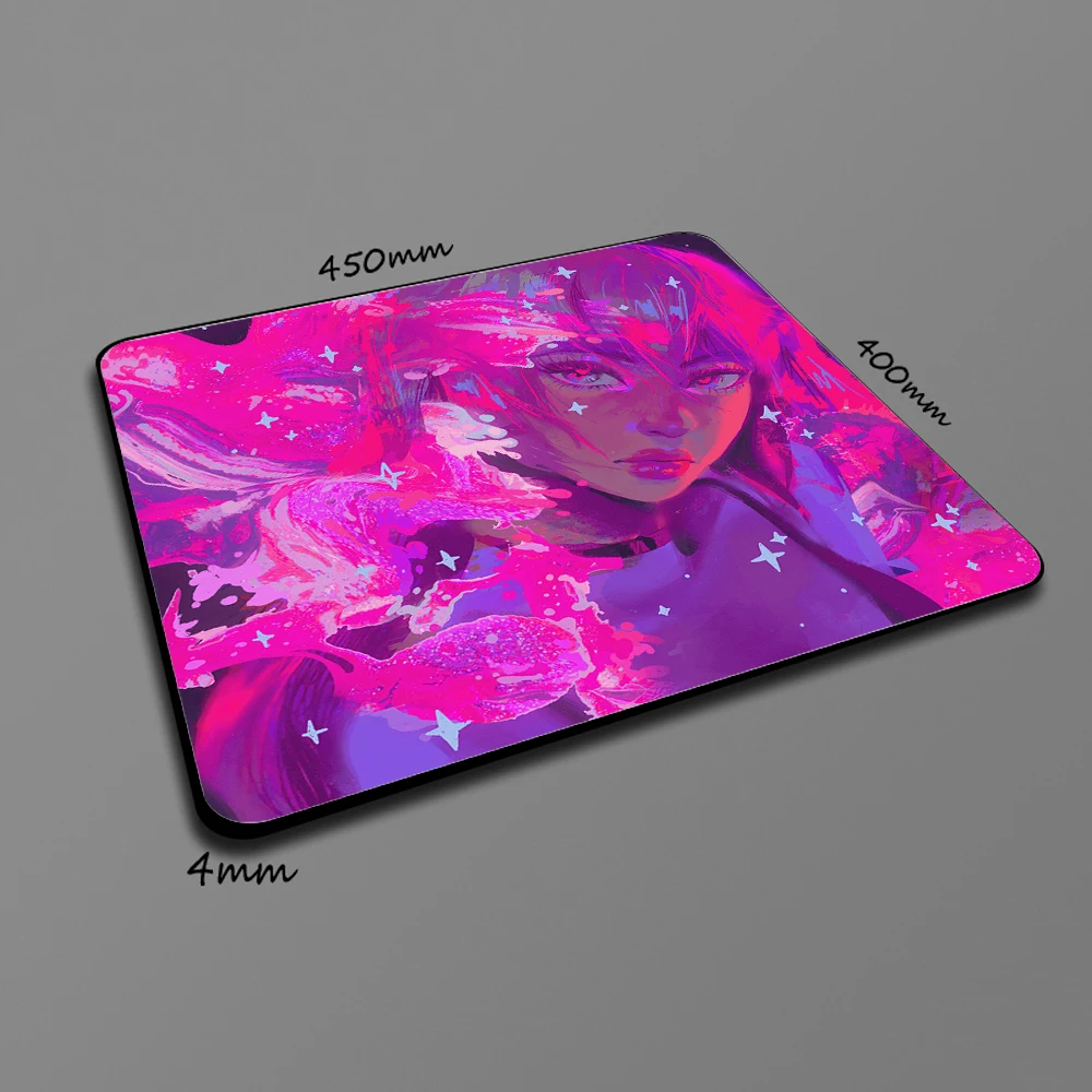 Equilíbrio Gaming Mouse Pad para Meninas, Anime Girl Gamer, E-Sports Premium Mouse Mat, Superfície Ultrafina, Teclado, Computer Desk Mat