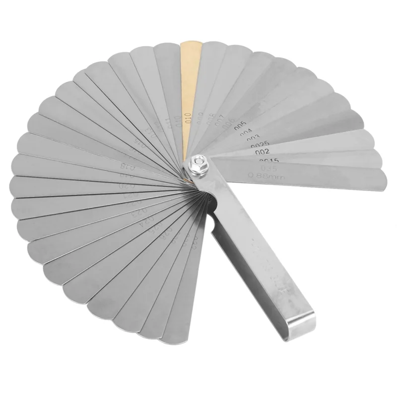 96 Set Misuratore di distanza Spessimetro Valvola Spessimetro didattico 0,04-0,88 mm Dimensione spaziale-[Qahk]