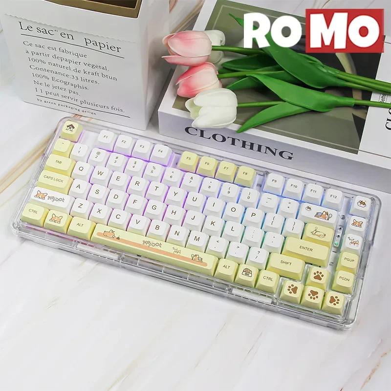 

Zifriend ZT82 Thri Mode Gasket Structure Transparent Mechanical Keyboard Hot Swap Office Keyboard N-Key Rollover Game Keyboard