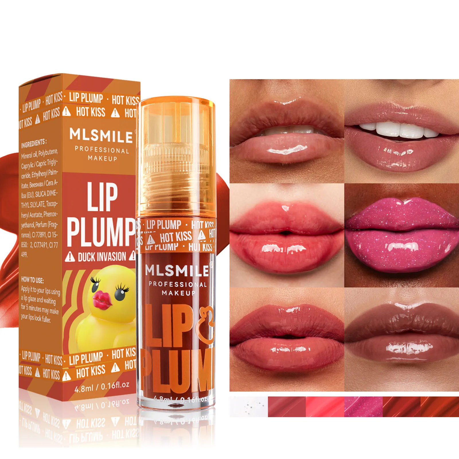 

6 colors Moisturizing Candy Lip Gloss Pearlescent Lustrous Mirror Lipstick Liquid Moisturizing Lip Plumping Natural Lip Oil