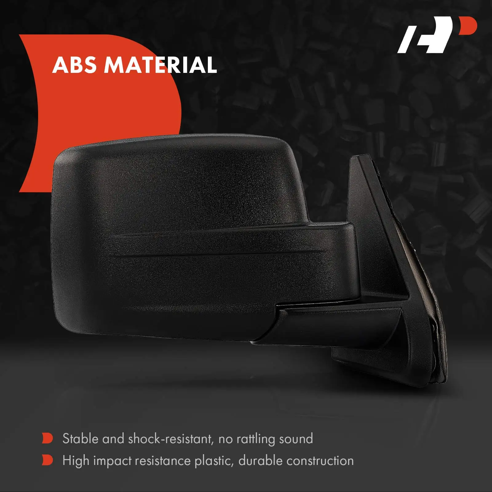 A-Premium Passenger Side Manual Door Mirror for Jeep Patriot 2007-2017 Black