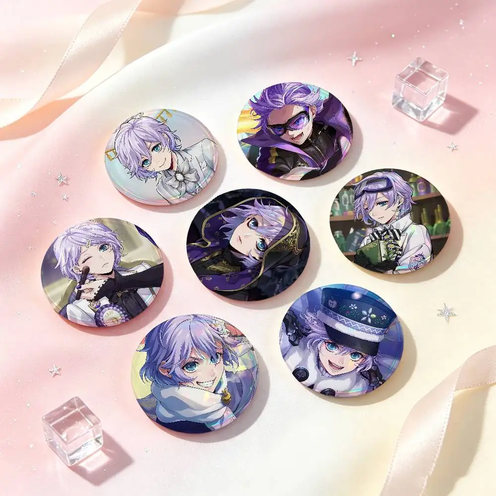Epel Felmier Anime Figure Badges Button Round Creative Pin Brooch Badge Bag Decor Accessories Fans Collect Friends Gifts