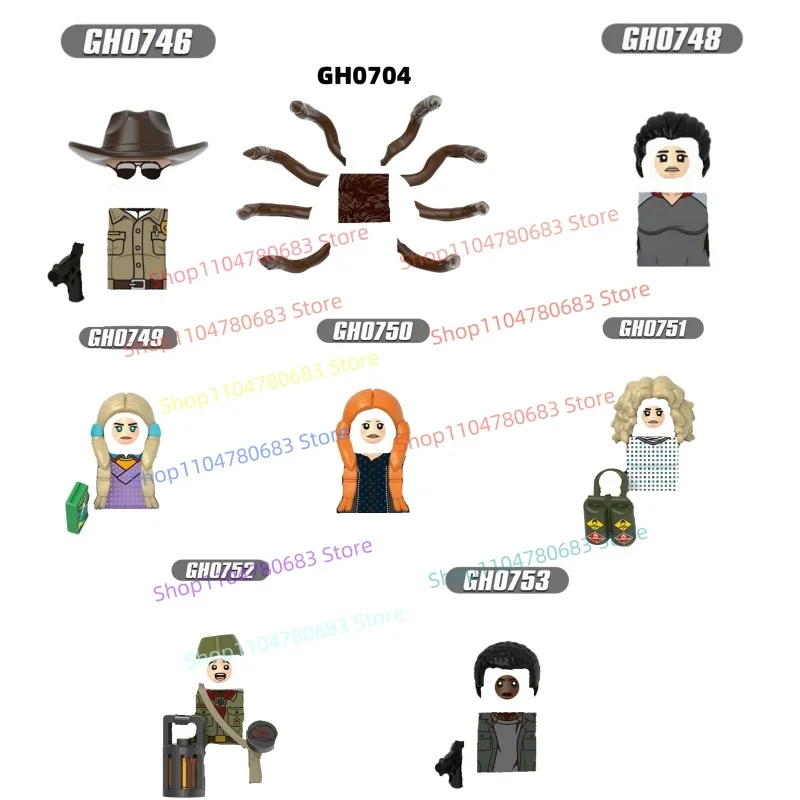 

MOC Building Blocks Mini Figures GH0195 GH0746 GH0749 Assembly Model Ornament Anime TV Character Toy Holiday Gift Collection