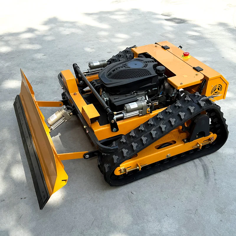 カスタマイズ可能なリモコン式芝刈り機、プッシュショベル付き多機能芝刈りロボット、ユーロ5排出ガス規制適合