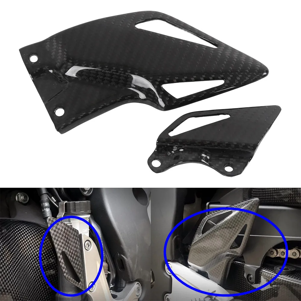 

Motorcycle Heel Guard Foot Peg Footrest Plate Carbon Fiber for HONDA CBR1000RR 2008 2009 2010 2011 2012 2013 2014 2015 2016 2017