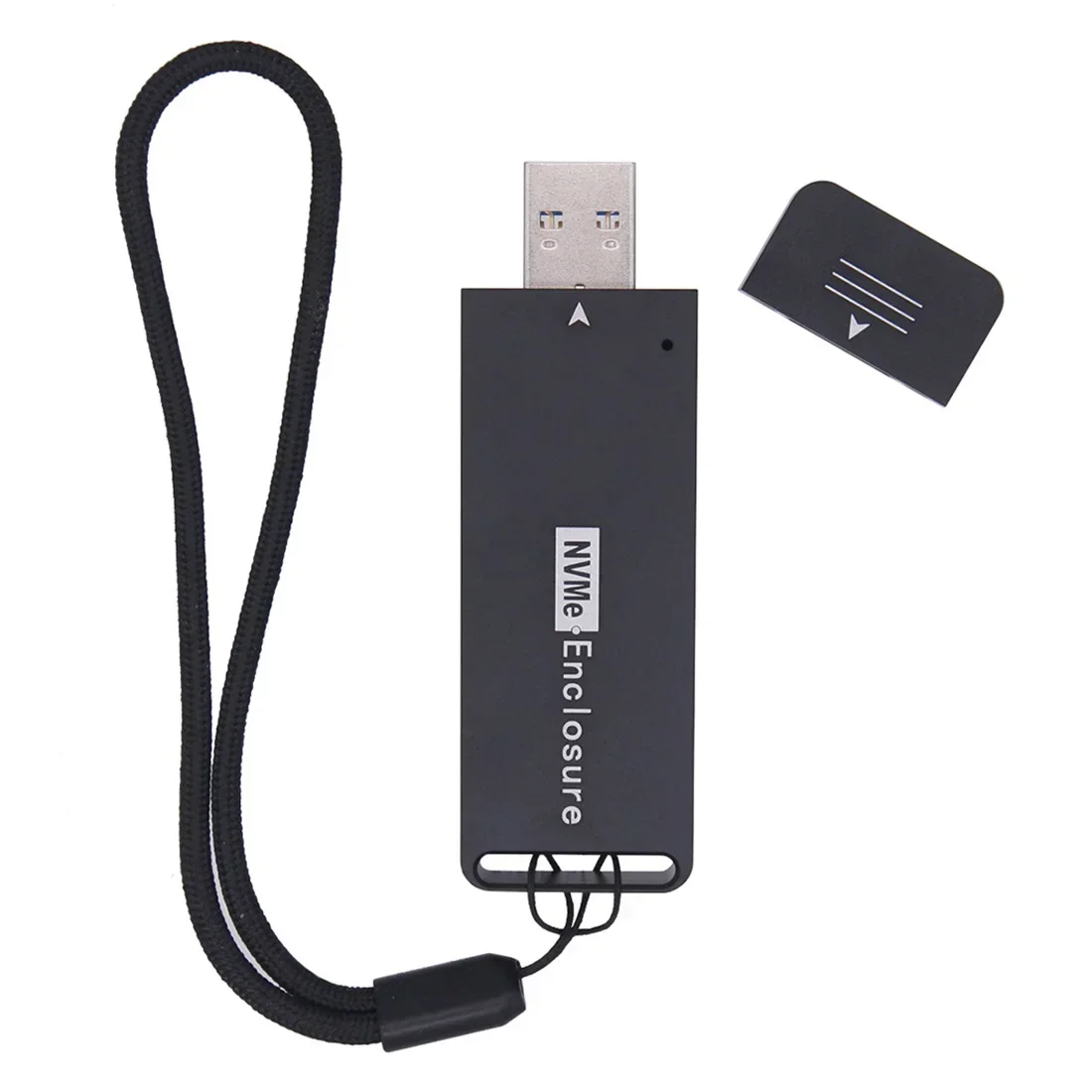 M.2 NVME PCIe SSD Enclosure to USB3.1 Type-A Gen 2 M.2 SSD Enclosure PCIe NVMe Hard Disk External 2242 2230 SSD Case